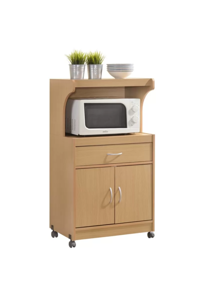Hodedah Microwave Kitchen Cart HODEDAH